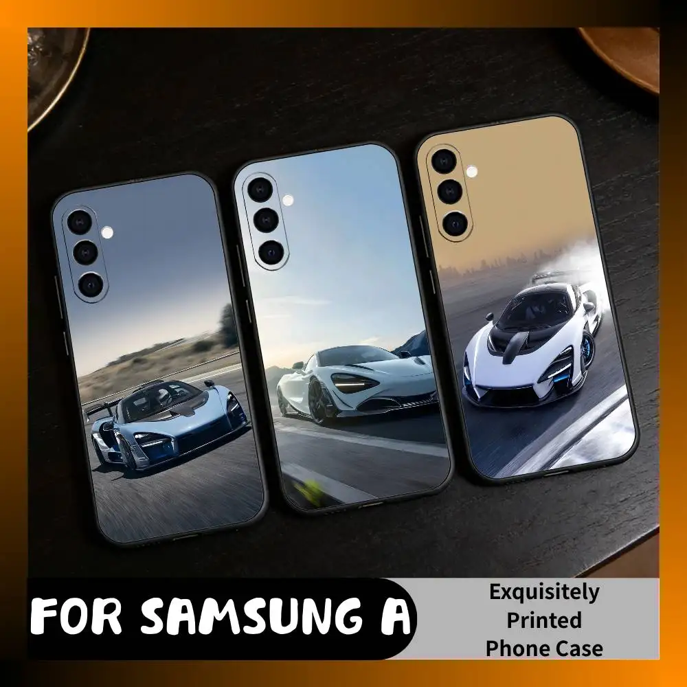 Luxury Super Cars MCL Senna  Phone Case For Samsung Galaxy A73,A72,A71,A70,A52,A51 Others Soft Black Cover