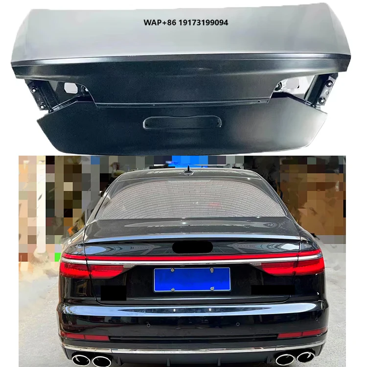 

New Trunk Lid Tailgate Liftgate Rear Door for-Audi A8 D4 Change to D4 Facelift D4.5 Baggage Cover 2011-2018