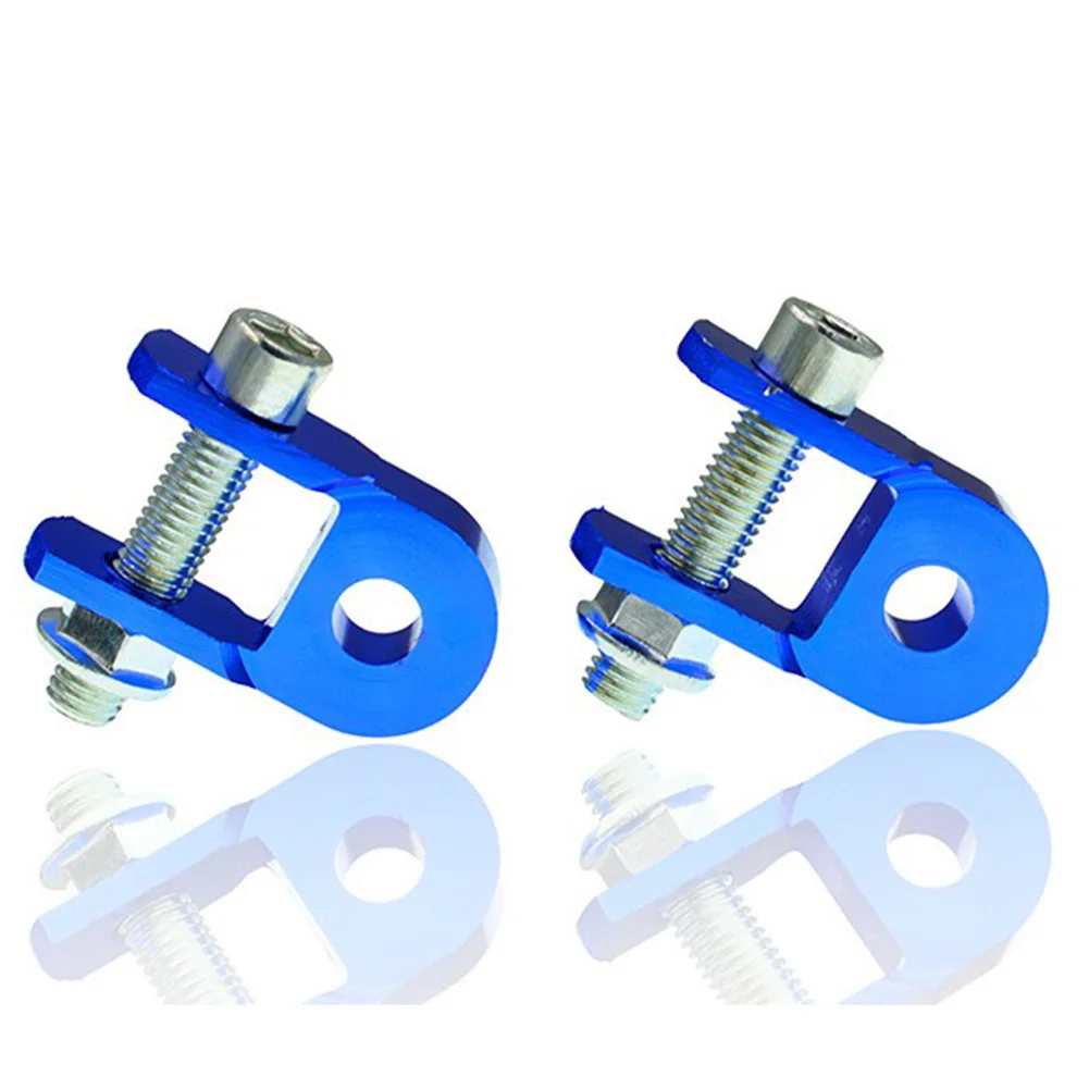 2x Motorcycle Rear Shock Absorber Aluminum Alloy Suspension Booster Height Extension Extender Slider Accessories With Screws