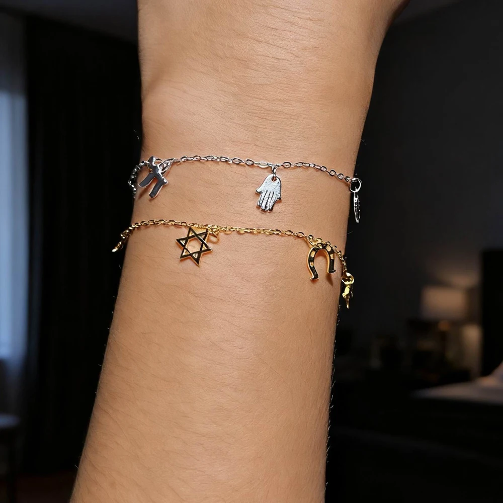 

Стерлингового Серебра 925, Турция, сглаз Фатима, подвеска на руку, браслет, звенья цепи, женские роскошные модные ювелирные изделия в форме подковы