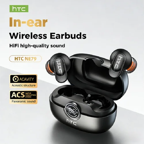 Auriculares Bluetooth 6.0 Htc Ne79 Tws Con Traductor Ia,