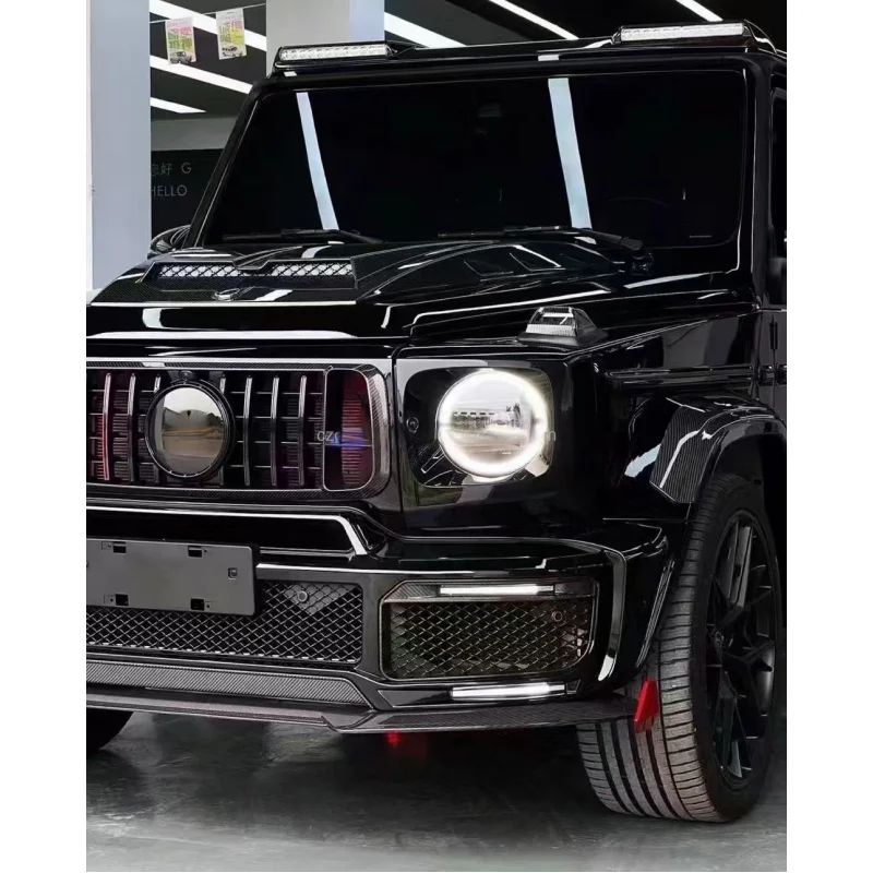 Suitable for Benz G-Class Bodykit Full Appearance Dry Carbon Suit for Car Maybach G900 Upgrade with New Front Bumper Gr