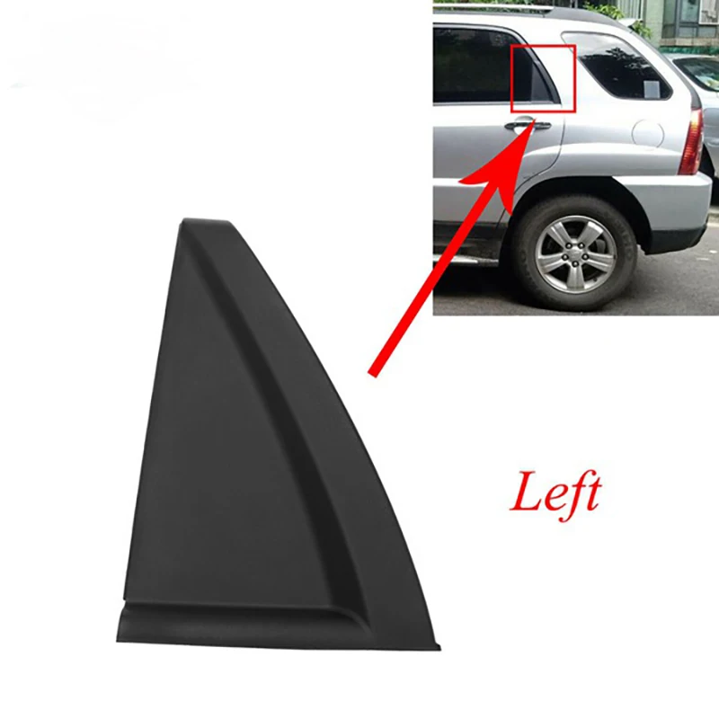 83830-1F001 Rear Left Door Outside Delta Moldings Triangular Trim Panel for Kia Sportage 2005-2010