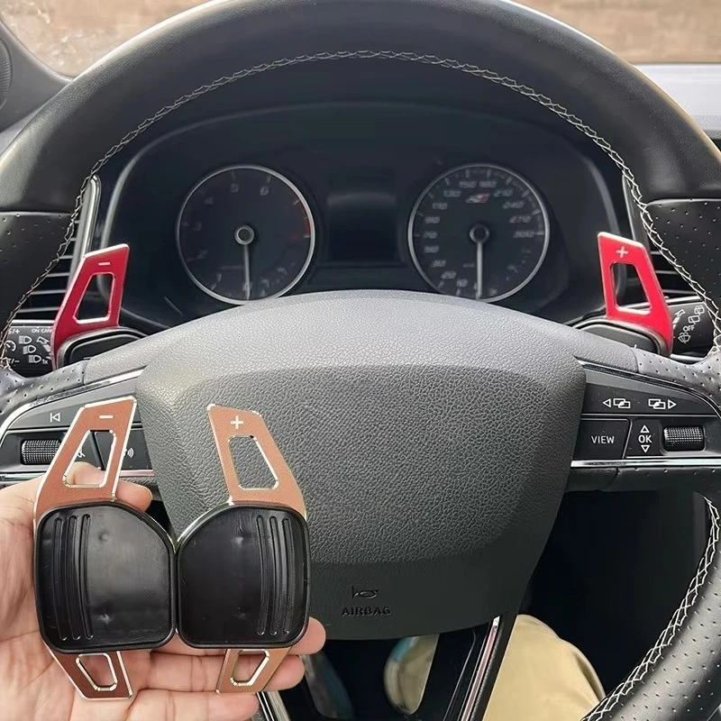 Paddle Shift For Seat Leon ST 5F Cupra Ateca Ibiza 6P Arona Tarraco Alhambra Steering Wheel Shift Paddl Extension Accessories