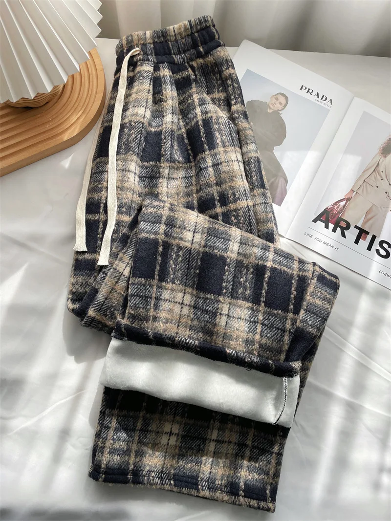 Szerokie spodnie z szerokimi nogawkami, kieszenią na zamek, damskie, wiosenne, sznurowane, ze sznurkami, kobiece, urocze, o średnim stanie, miękkie, plisowane, elastyczne, młodzieżowe, estetyczne, w stylu OL.