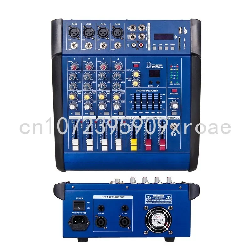 Power Amplifier Professional    Bluetooth Karaoke Mixer Audio Professional Mixing Desk Console 4/6/8/10/12channel