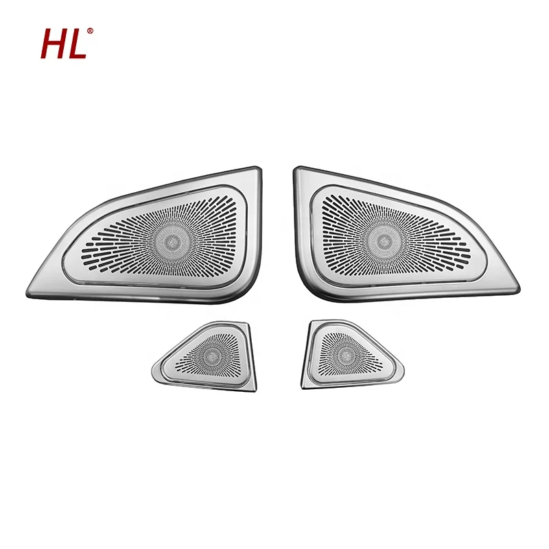 New Styles Car Accessories Colorful Midrange Speaker Horn Cover for Tesla Model 3 Auto Modificed Decoration Lighting System