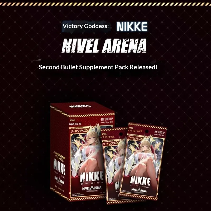 Goddess of Victory NIKKE Nivel Arena TCG Official Booster Packs BT01-06 81-Card Set with SPR Rares for Competitive Players