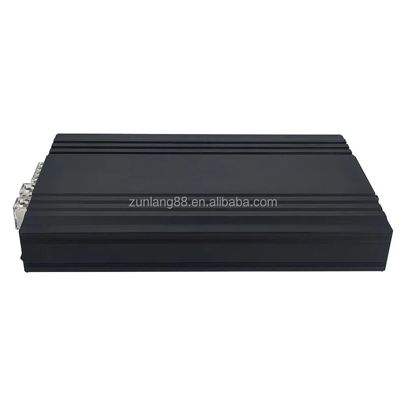 Amplificador de carro mono bloco linkável classe d de 1500 watts com botão de graves crossovers e subwoofer coreano para aumento de som de carro