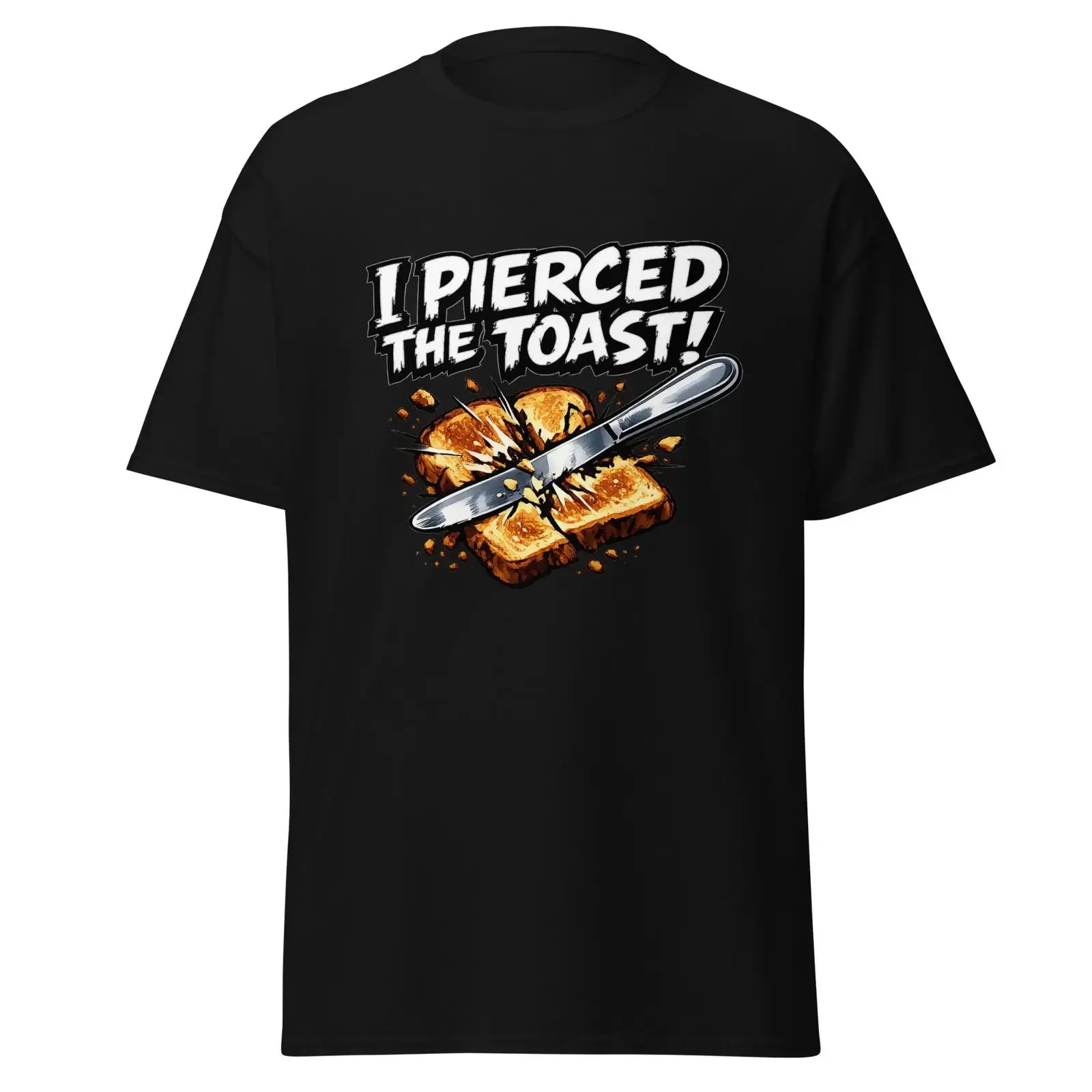 I Pierced The Toast Funny 90's Movie Quote T Shirt  vintage Washed Soft Stretched streetwear Comfortable Top For Everyday Wear