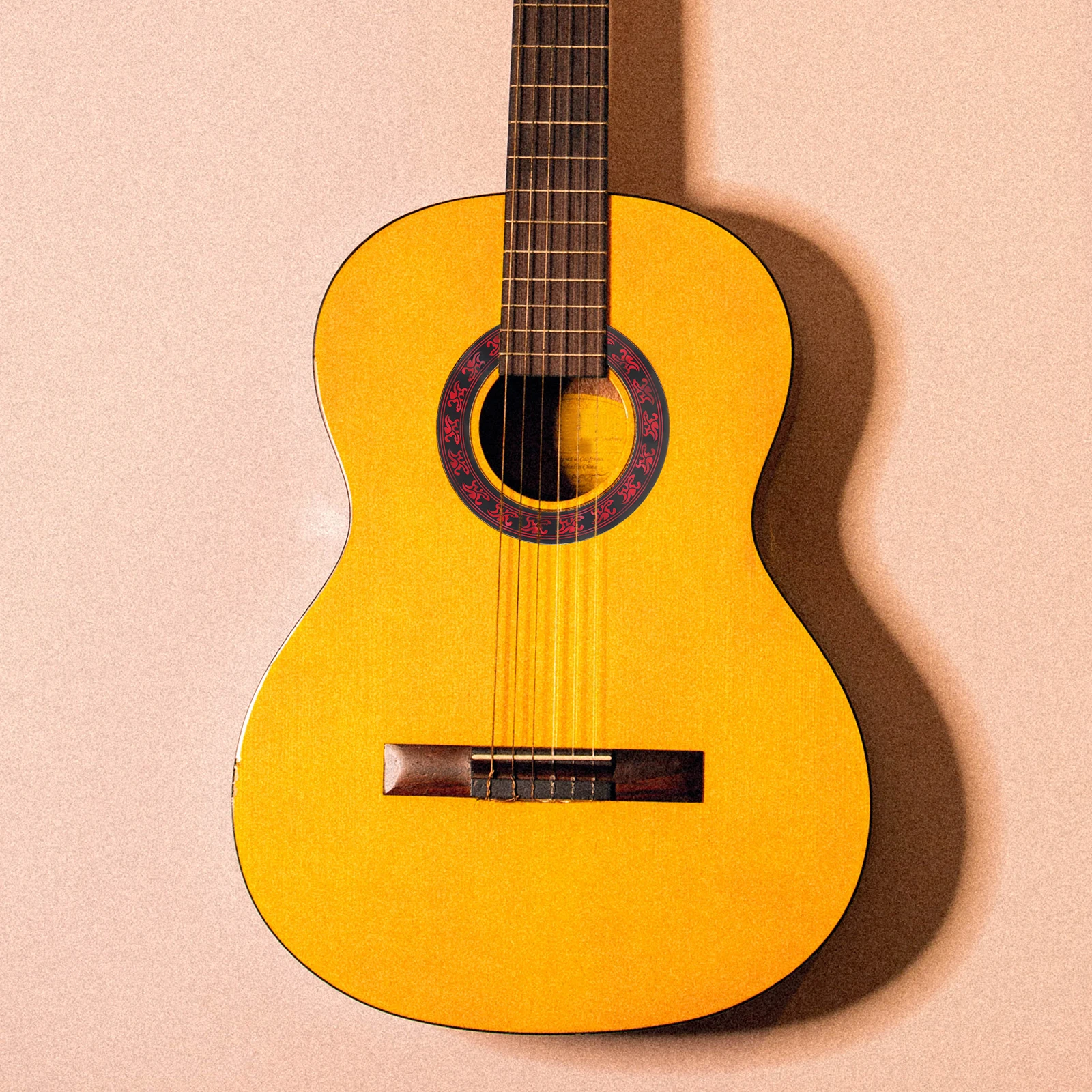 

Guitar Sound Hole Decoration Decal Accessories Rosette Sticker Acoustic Classical Instrument Parts Durable Lightweight Portable
