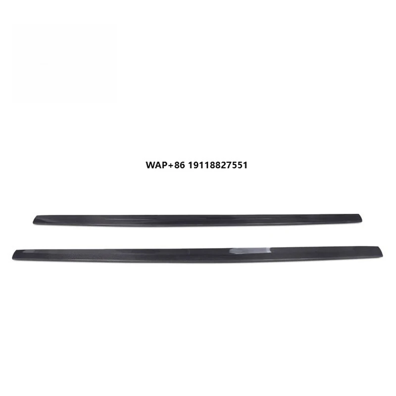 

R Style Carbon Fiber Running Boards Side Skirts forAudi A3 Sline S3 2014 to 2017