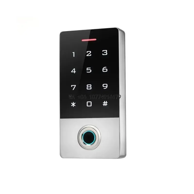 wmwmnu Waterproof Smart Metal Keypad RFID Card Reader Door Access Control System Touch Screen With Password/ID