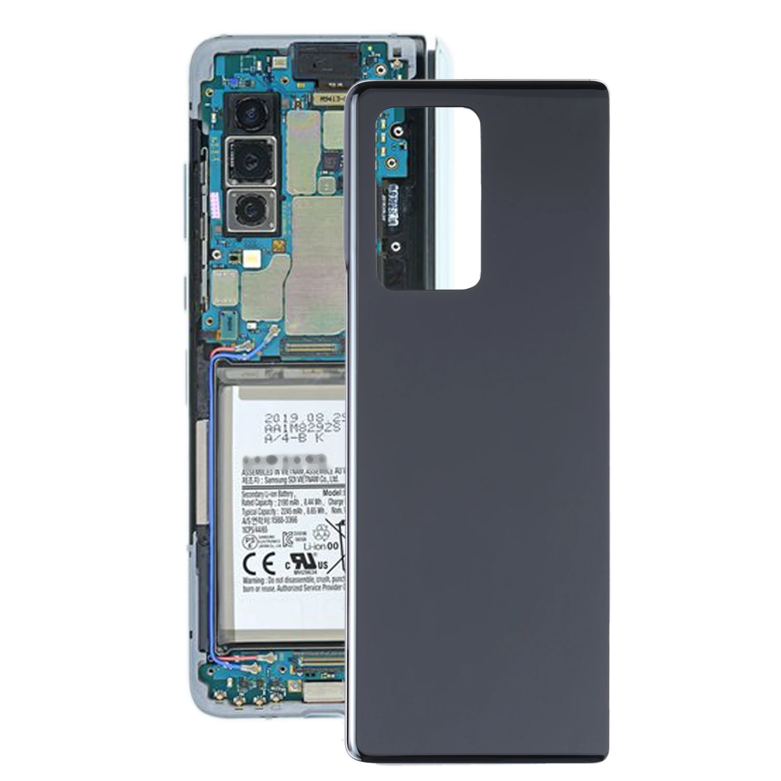 

Задняя крышка для Samsung Galaxy Z Fold2 5G стеклянная батарея