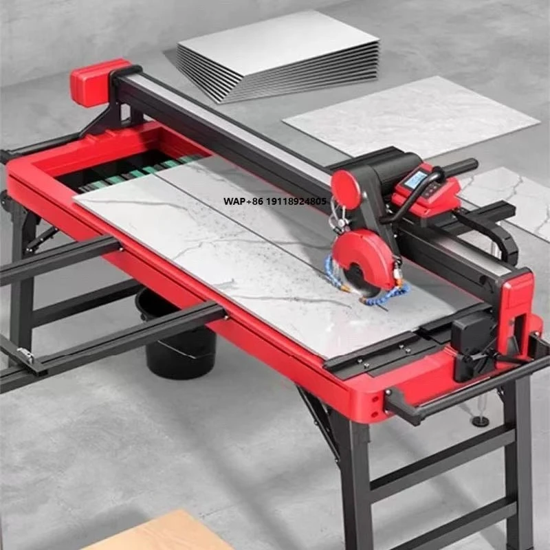 Fully Automatic Stone Cutting Machine Shijing 9201A Electric Tile Cutting Machine 1200mm 45 Degree Chamfering Stone Machinery