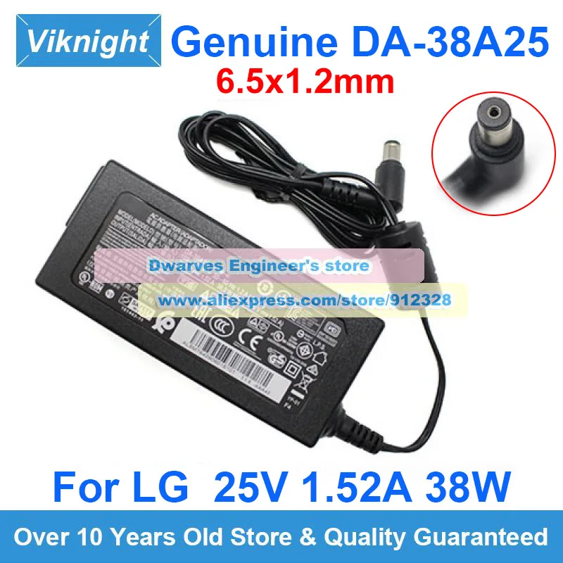 

Genuine DA-38A25 25V 1.52A Laptop Power Supply Charger for SH5 SH4 Soundbar NB3730A NB3540 NB3732A EAY64290801 DYF-2430 Adapter