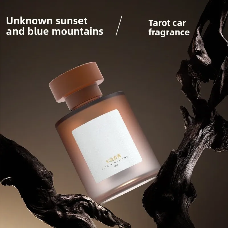 

Cologne car aromatherapy car perfume ornament cup holder retro glass bottle high-end men's car fragrance lasting