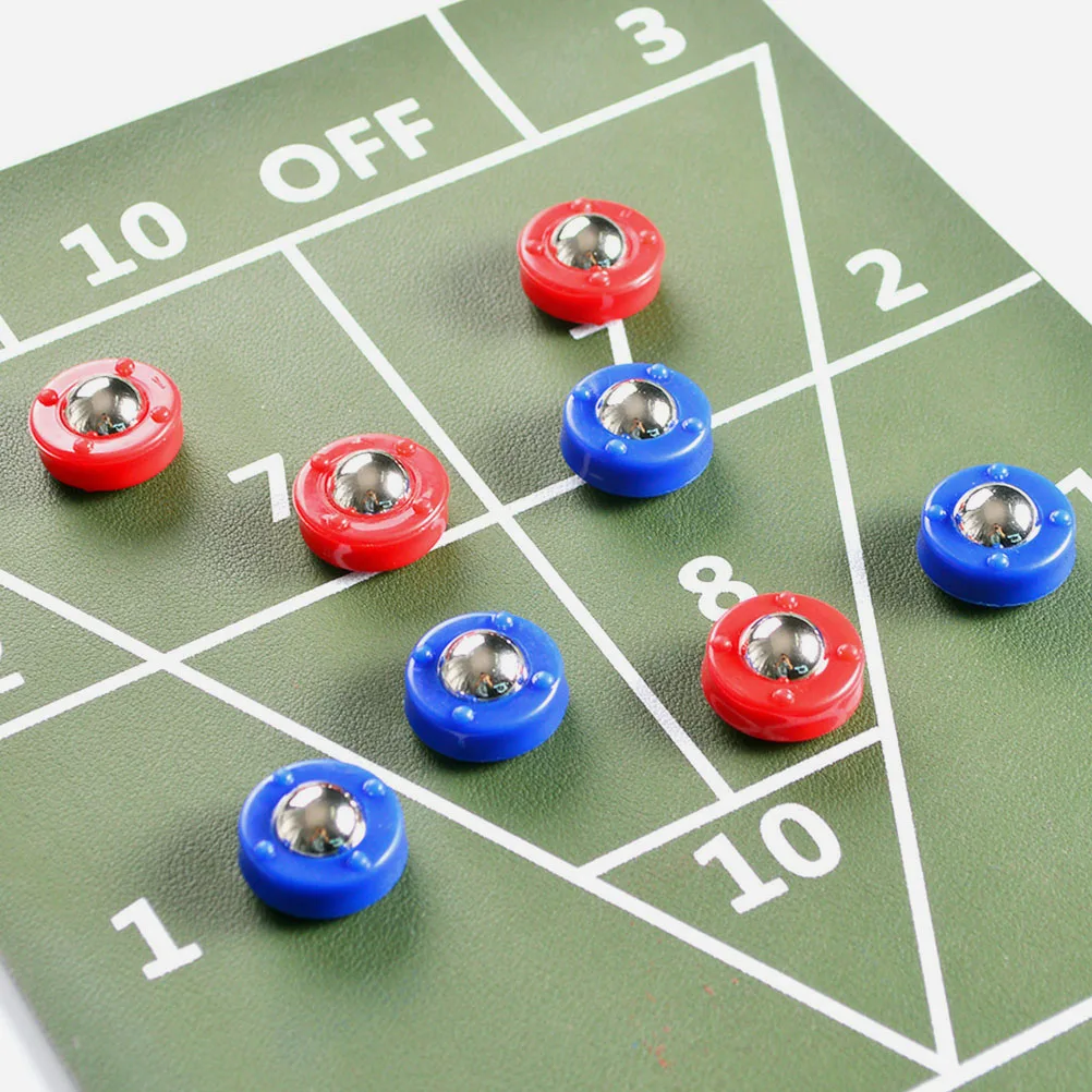 

12pcs Rolling Beads Shuffleboard Sliding Tabletop Board Game Parts Mini Beads Sturdy Practical Long Lasting Hand Eye
