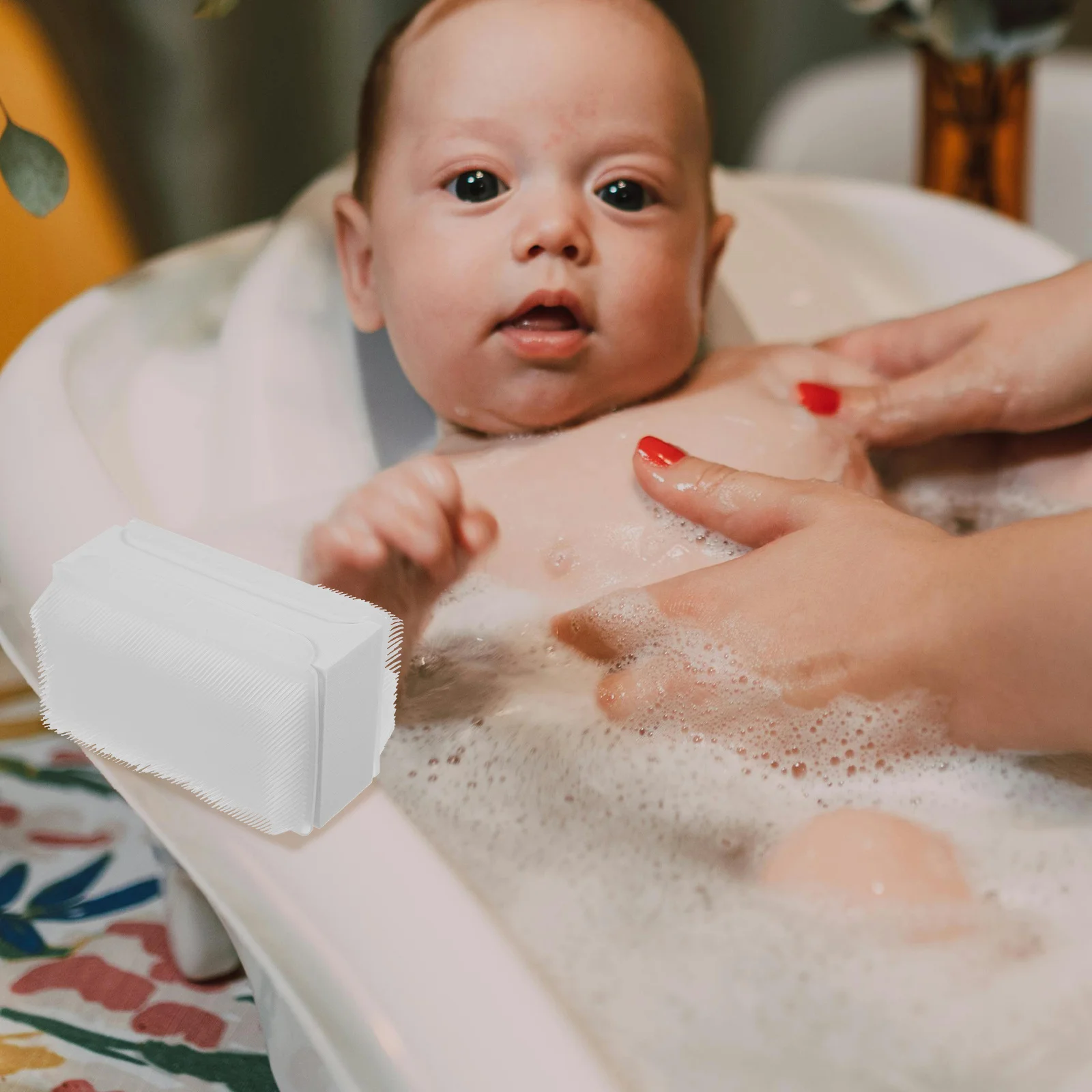 

1Set Bath Sponge Brush Hypoallergenic Sensory Tool for Skin Care Exfoliation and Body Massage Shower