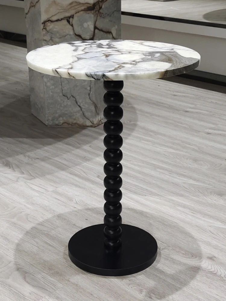 D 40CM x H 56CM Wholesale Customized Natural Italian Luxury Marble Stone Elephant White Coffee Side Table