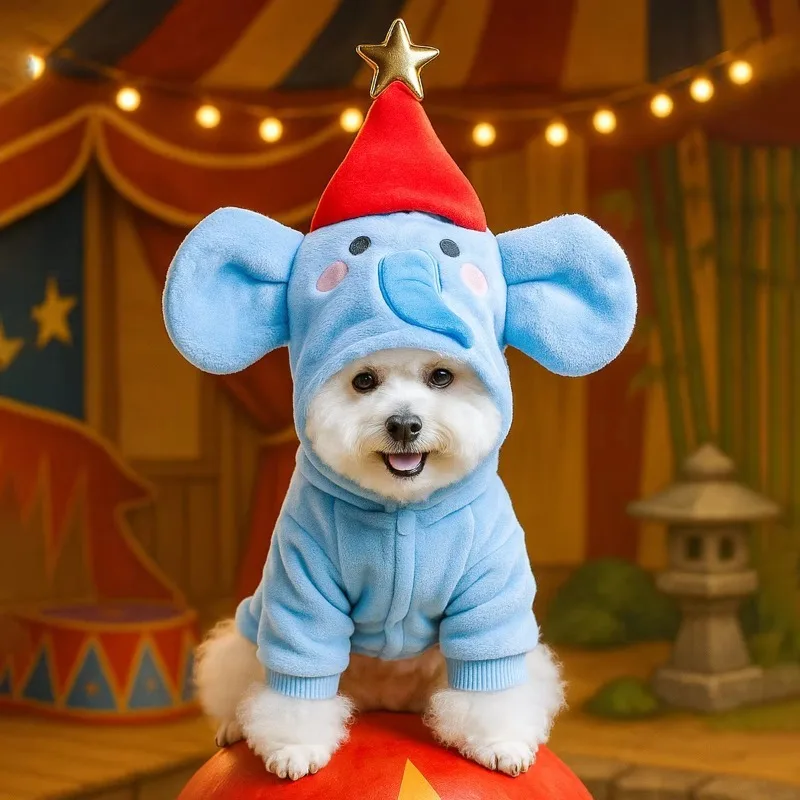 Halloween Christmas  Cute Transformation Outfits Pet Dog cat Clothing Warm Cozy Winter and Autumn Sets with Added Insulation