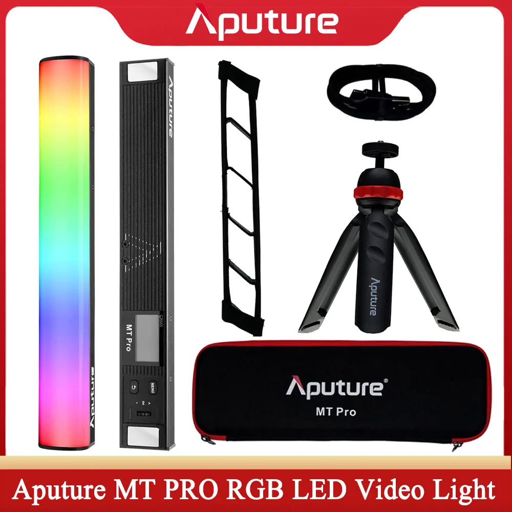 Aputure MT Pro RGB LED Tube Light Handheld Video Light Full-color 36 Pixels Magnetic Attraction Light Stick for Vlog YouTube