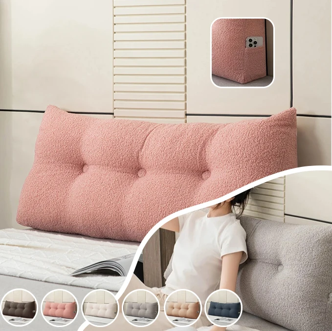 

Removable Headboard Pillow Triangle Cushions Backrest Sofa Waist Cushion Wedge Sleeping Pillows for Beds 등받이 쿠션 Coussin Canapé