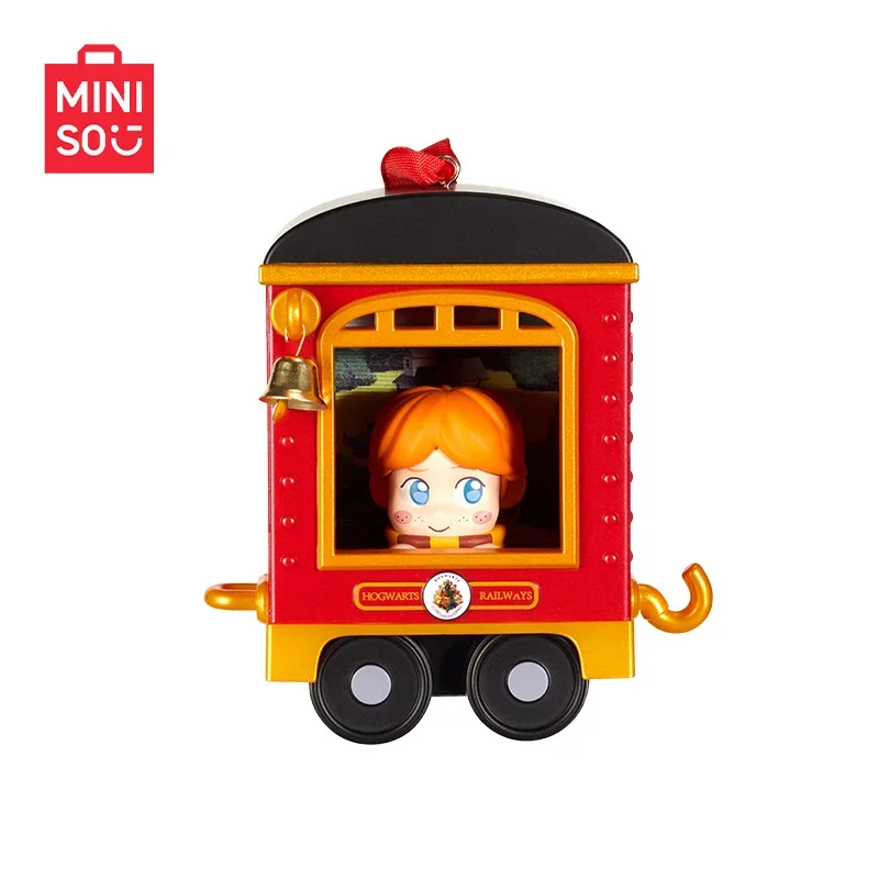 มินิโซ แฮร์รี่ พอตเตอร์ รถไฟฮอกวอตส์เอ็กซ์เพรส กล่องสุ่มฟิกเกอร์ ของตกแต่งโต๊ะ ของสะสม ของขวัญสำหรับแฟนๆ