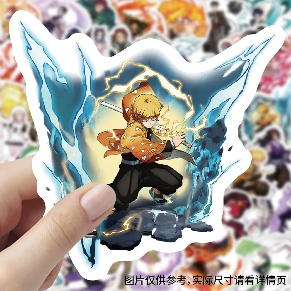 Dämonentöter Übertreibung Shinobu Rengoku Kyoujurou Tanjiro Kamado Aufkleber kreative hochwertige Notizbuch-Desktop wasserfeste Aufkleber – Detail 10