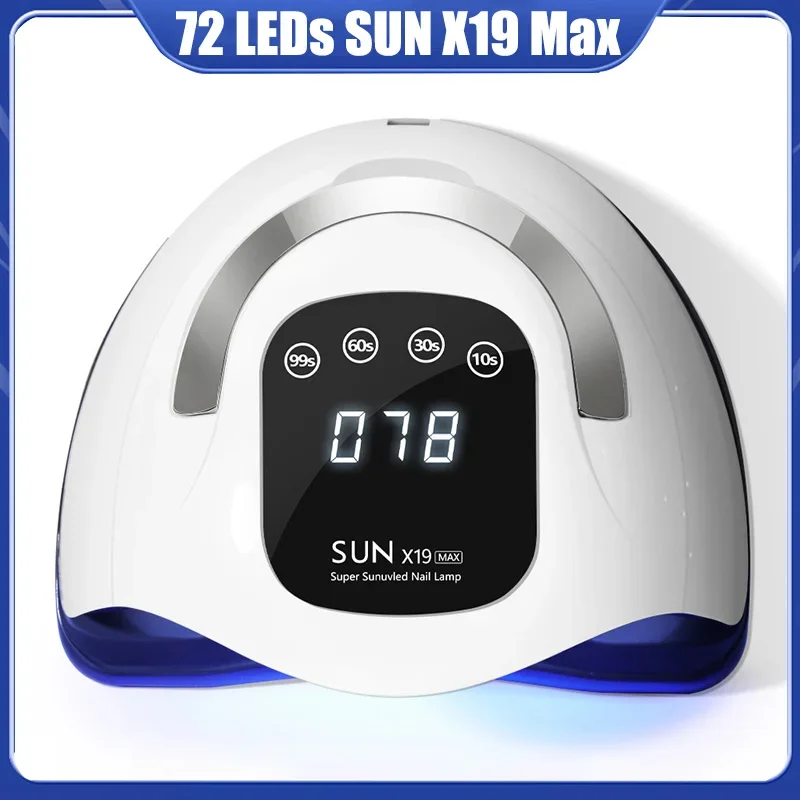 Sun x19 nagel lampe 320w nagel trockner mit infrarot sensor gel politur trocknungs lampe schnell trocknend alle nagel gel maniküre salon werkzeuge