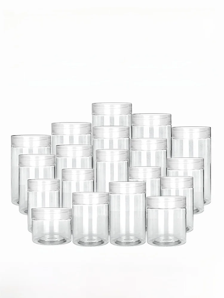 

Пищевой контейнер из ПЭТ-пластика с прозрачной крышкой, герметичная банка для сухих продуктов, закусок, сахара, влагонепроницаемое хранение для кухни