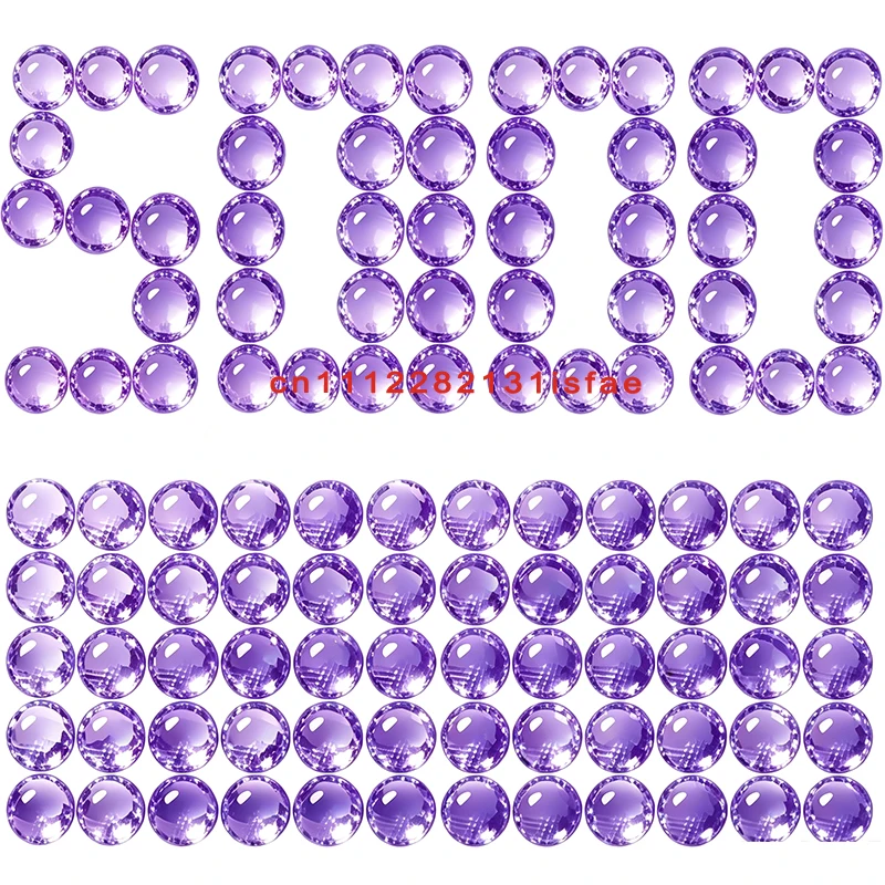 50000PCS 6mm Solid Color High Precision Glass Balls Catapult Shooting Fish Tank Lab Decor Beads