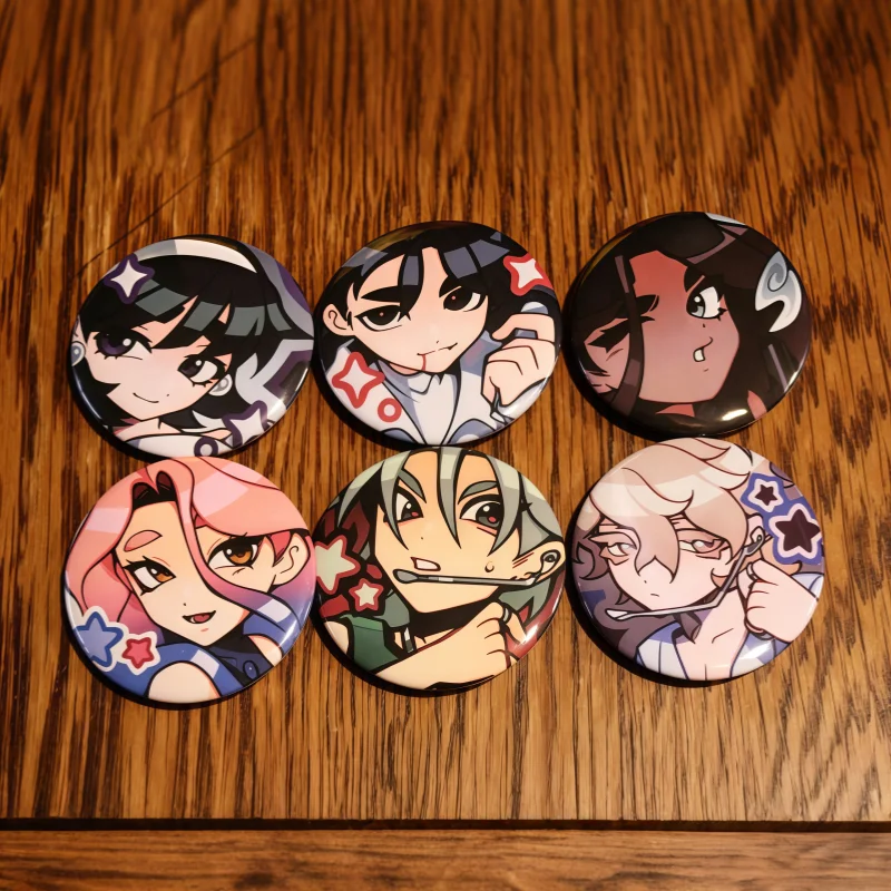 Alien Per formance Stage 2.25 Inch Pinback Buttons Pins Whole Set Discount Cosplay Accessory Music Theme Gift for Friends