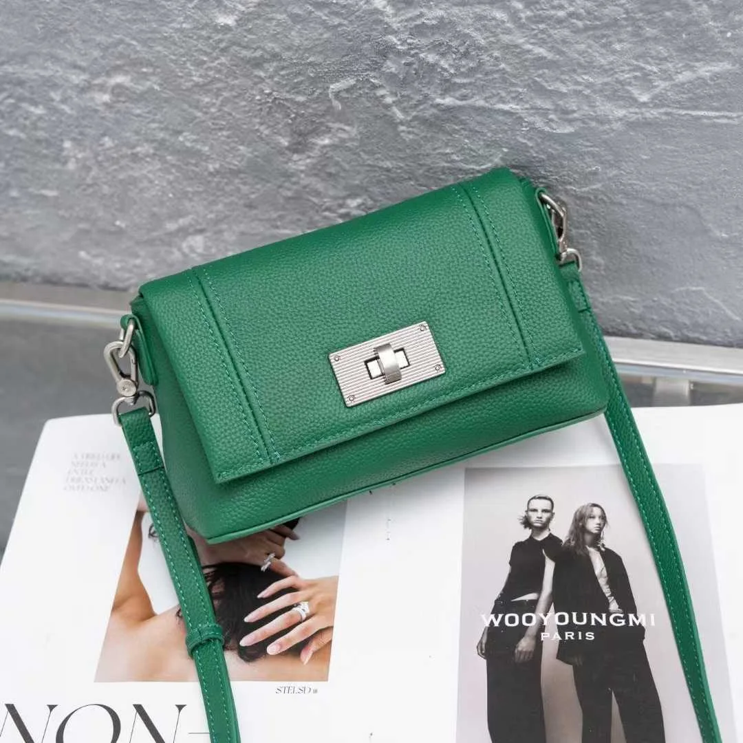 

2025 New Genuine Leather Bag For Woman Small Cow Leather Crossbody Bags Fashion Ladies Cowhide Handbag