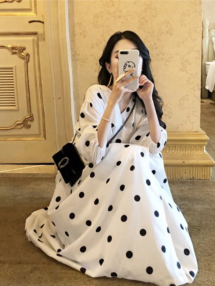 jupe-longue-blanche-taille-haute-amincissante-pour-femme-style-japonais-imprime-a-pois-ondules-collection-ete