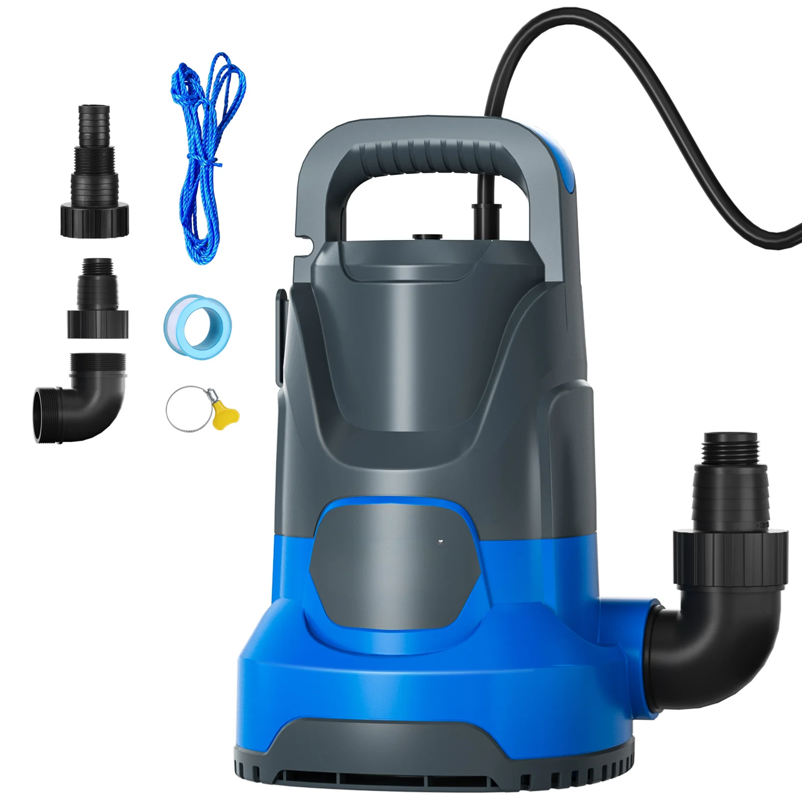 

Plastic submersible pump, outlet pump