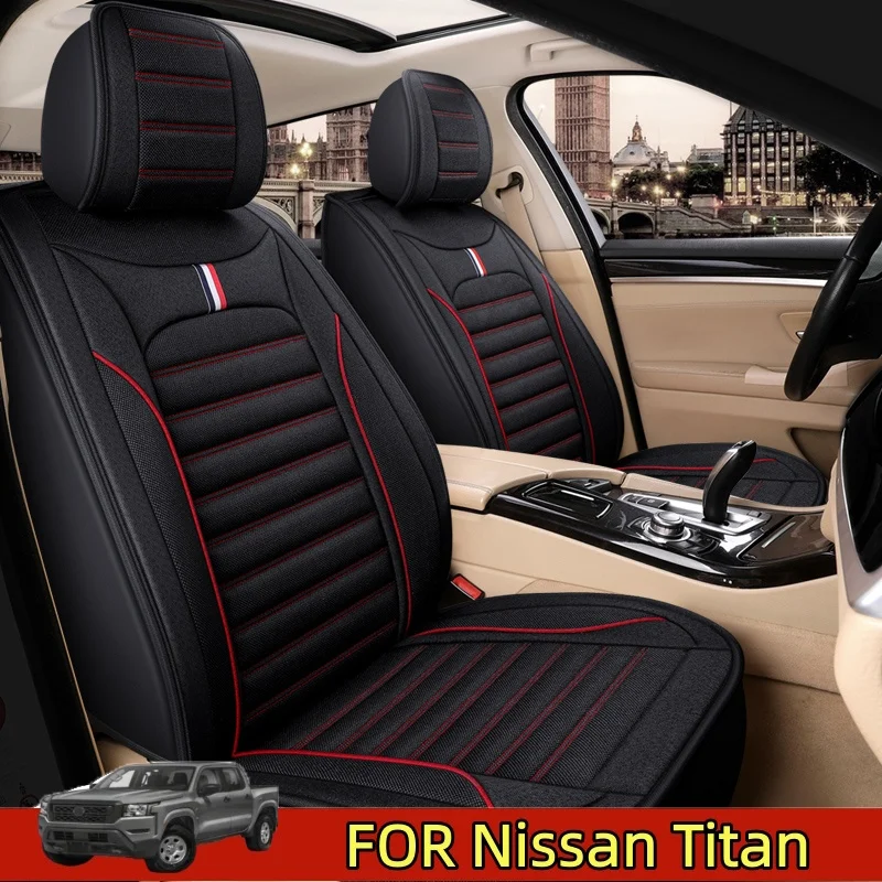 

FOR Nissan Titan Car seat cover high quality linenwear-resistant front and rear row 5 seatsfully wrapped seat cover four seasons