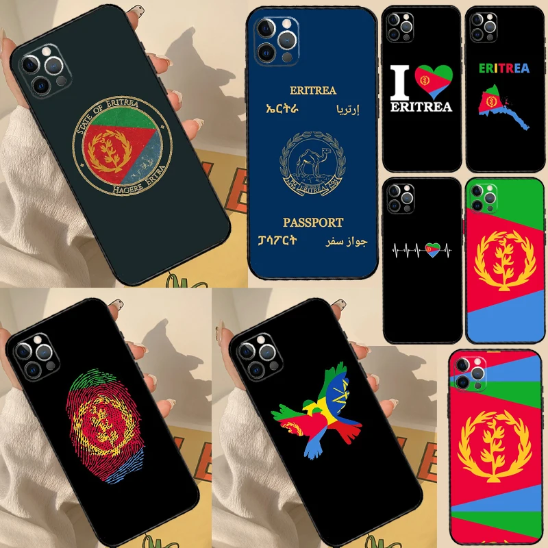 Custodia bandiera dell'Eritrea per OnePlus 13 12 11 13s 13R 12R 10R 10T 8T OnePlus Nord 5 CE 3 2 4 Lite N20 N30 Cover