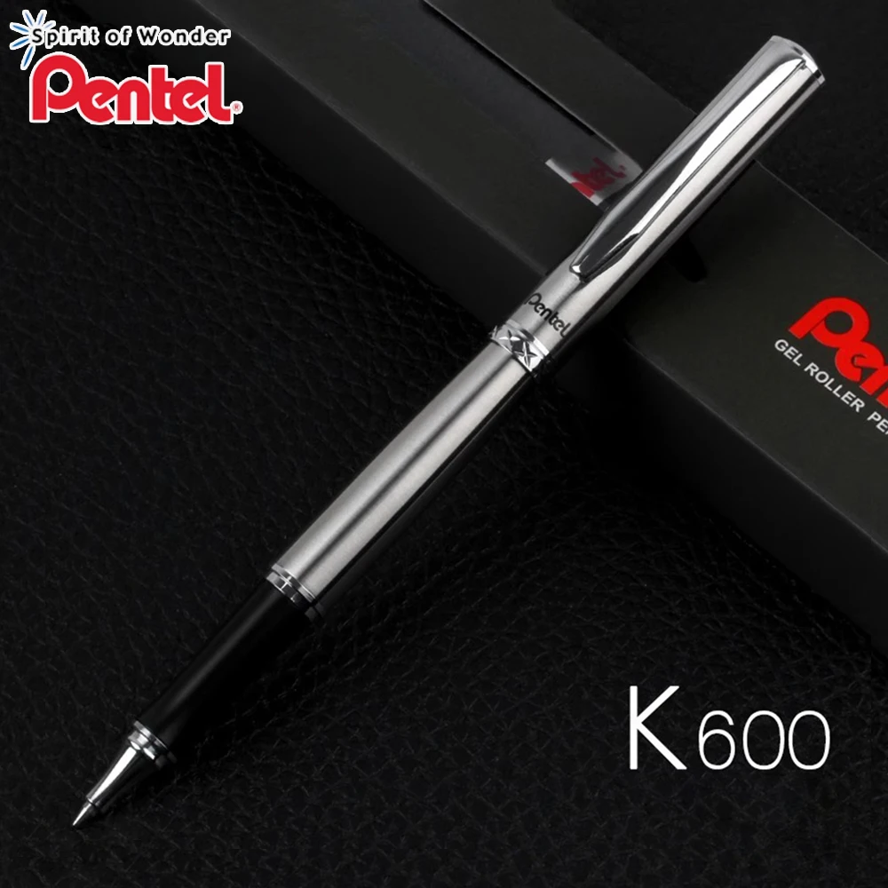 

Japan Pentel Gel Pen Metal Rod Ball Pen K600 0.7mm for Writing Signatures FR7 Refill Office Accessories High-quality Stationery