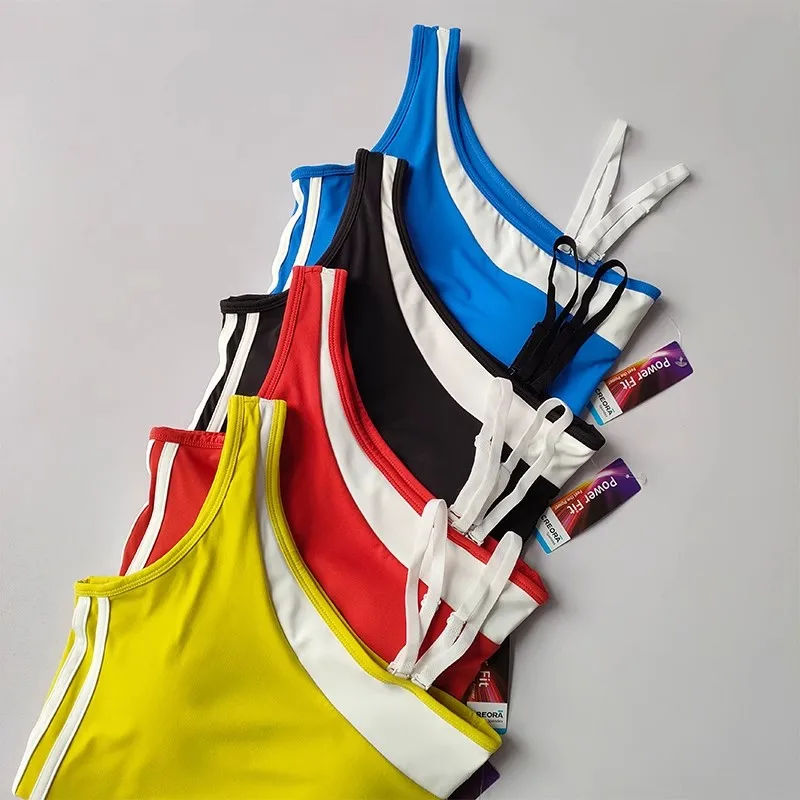 One-shoulder Strap Sports Underwear Naked Beauty Back Yoga Sports Bras Gather Vest Fitness Running Bra Summer Clothing