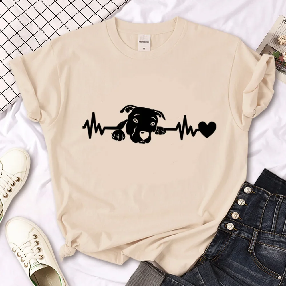 Dog Heartbeat Print top women harajuku top girl 2000s y2k clothes