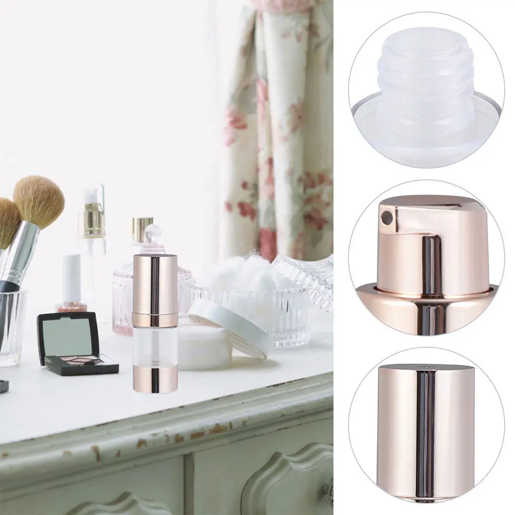 

6Pcs 15Ml Premium ABS PP Pet Travel Cosmetics Dispenser Bottles Set Leakproof Empty Lotion Shampoo Makeup Remover Containers
