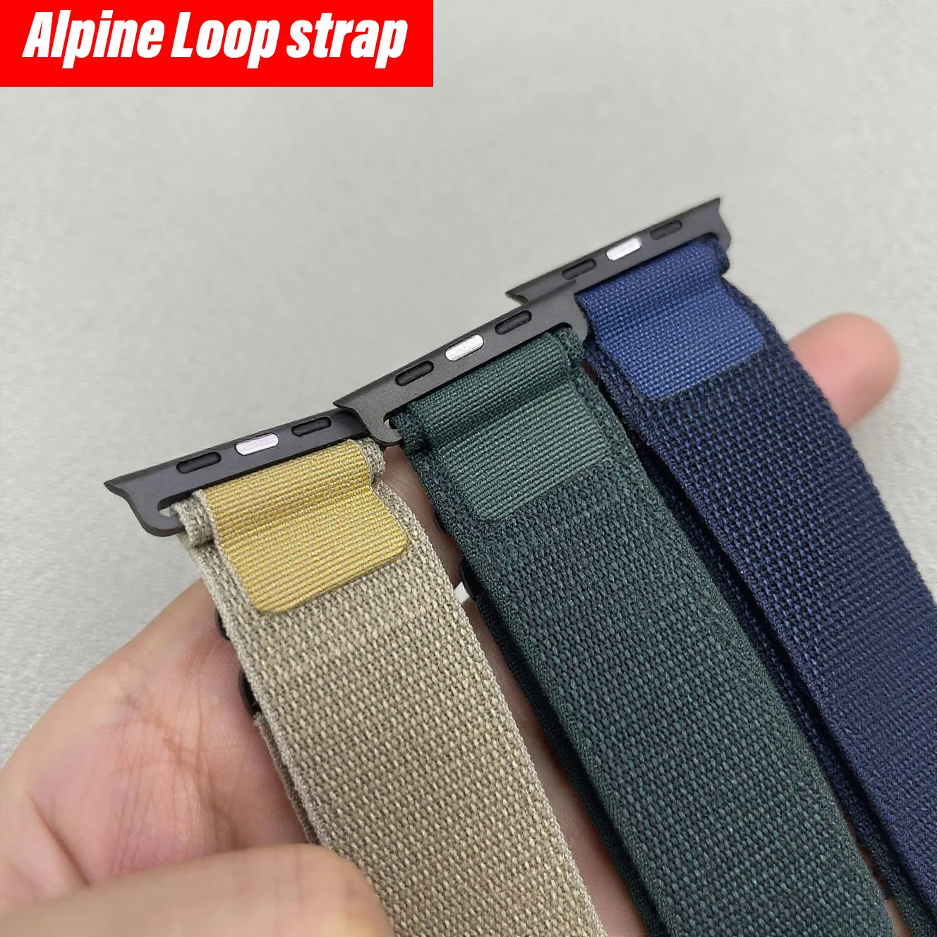 Alpine Loop for apple watch band ultra 2 49mm Series 10 46mm 42mm 40-44mm 45mm 41mm G-hook sport strap iwatch 10 9 8 7 6 SE 5 4