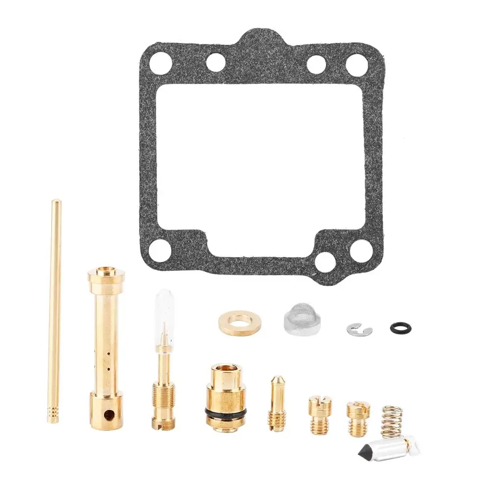 15Pcs Carburetor Repair Rebuild Kit for Suzuki Savage 650 1986 1987 1988 1989 1990-2009 Paper + Copper + Iron