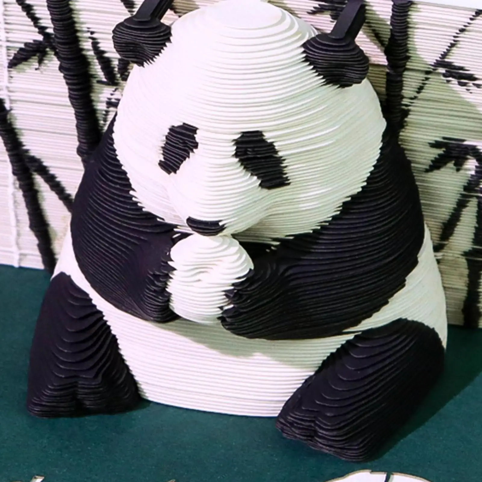 

Календарь-часы с пандой, резьбой по бумаге, календарь на 2026 год, обучающий планировщик для студентов, работы, дома, гостиной, спальни