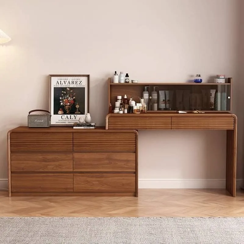 

Bedroom Europe Decor Vanity Table Drawer Makeup Wood Home Vintage Vanity Table Mirror Adult Sets Coiffeuse Chambre Furniture