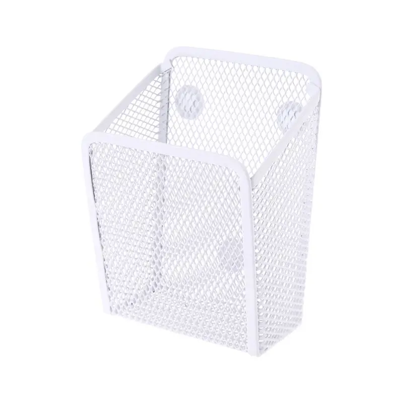 Metal Wire Mesh Basket Storage Box Pen Pencil Makeup Kitchen