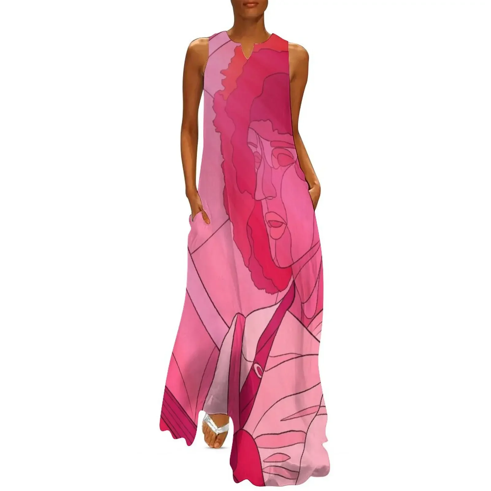 

Brian May Immortalised Long Dress luxury dress dress for women