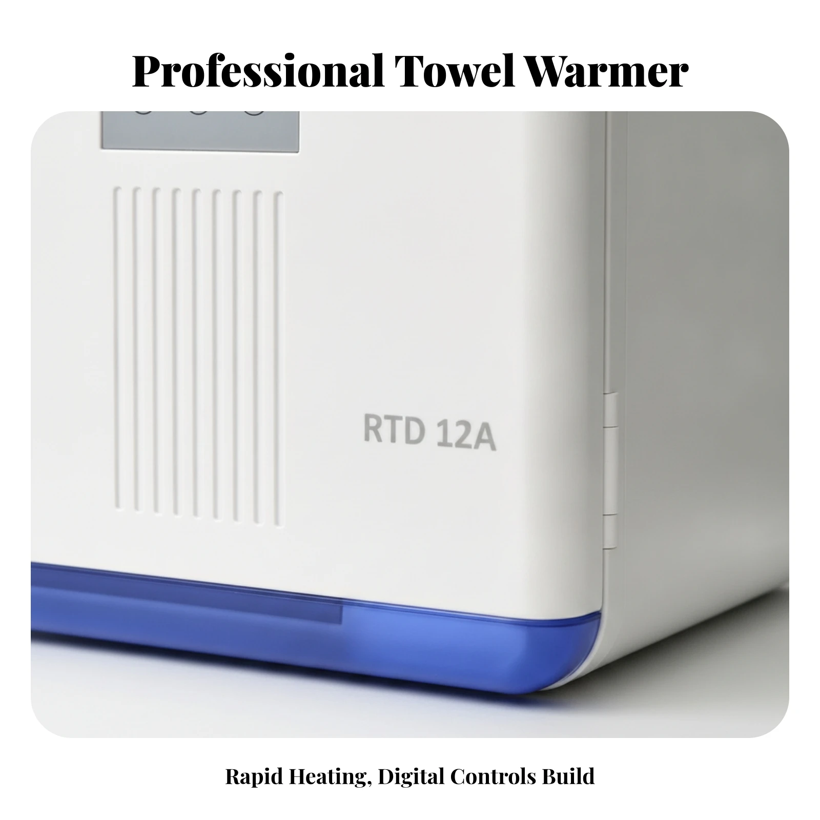 Towel Warmer Cabinet Hygienic Towel Sanitizer Cabinet Appliance Countertop Compact for Estheticians, Spas, Salons