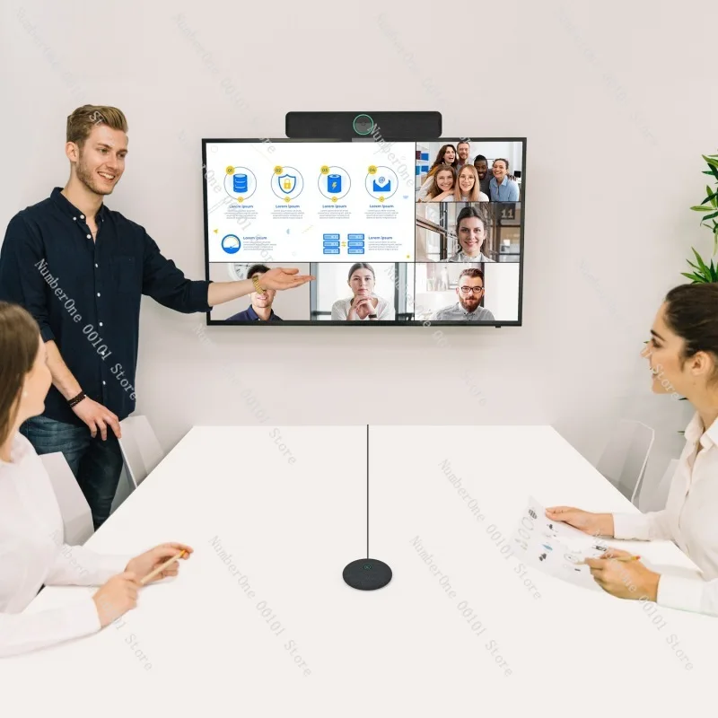 4K AI UHD audio and video all-in-one machine USB drive-free wide-angle computer conference live broadcast camera webcam